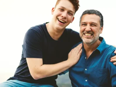 Teenager with foster carer
